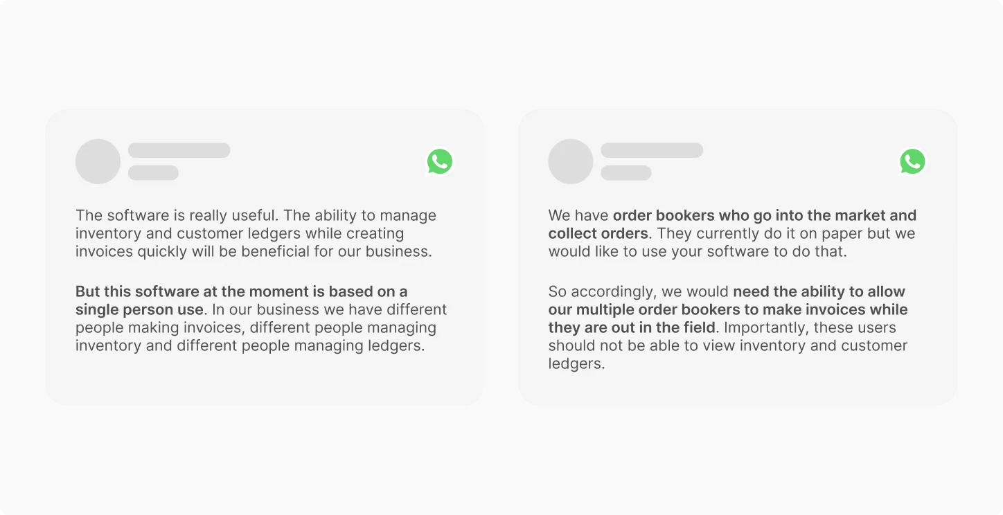 Customer quotes