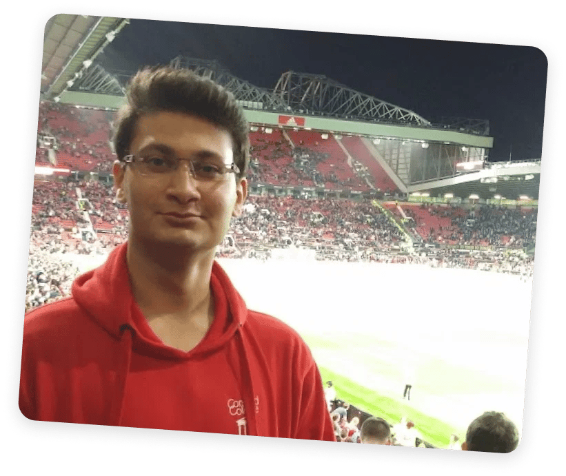 shahzeb at a football game