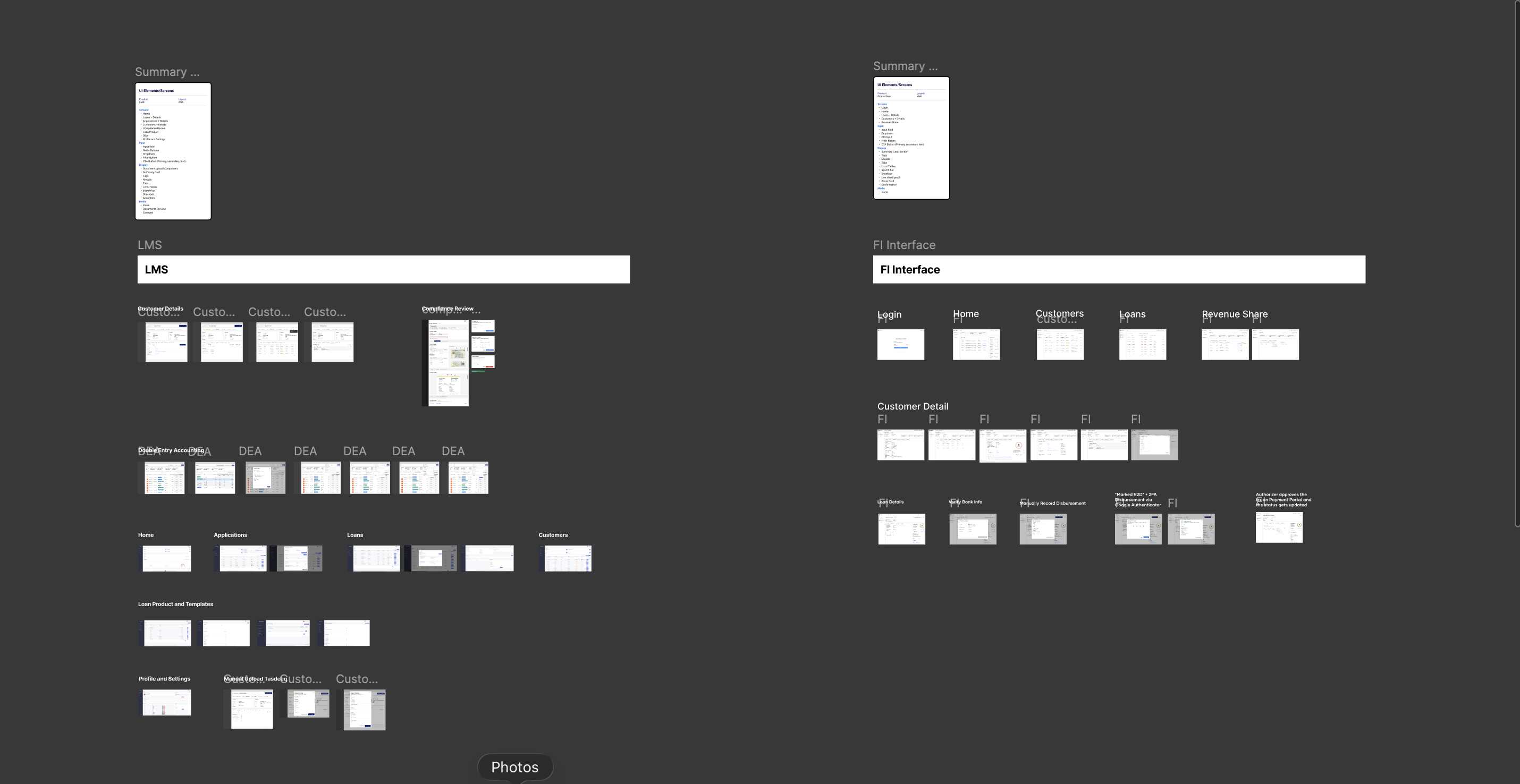 Synergy audit: visual inventory and component catalog